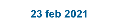 23 feb 2021