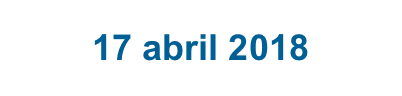 17 abril 2018