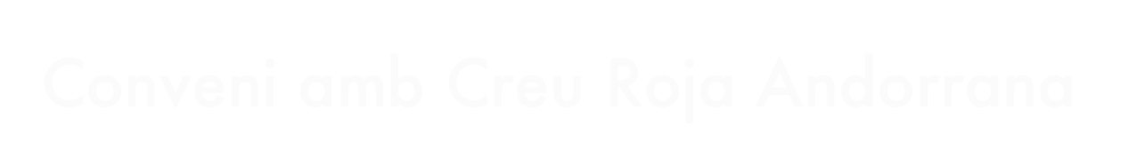 Conveni amb Creu Roja Andorrana